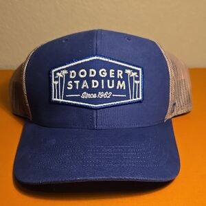 Los Angeles Dodgers 47 Brand Haven Blue Trucker Mesh Snapback Hat